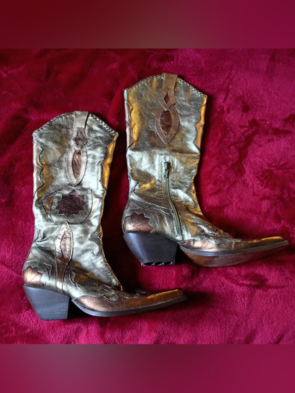 Metallic Cowgirl Boots